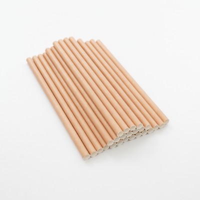 Sargılı Kraft Kağıt Pipet 8x200mm2400   Adet
