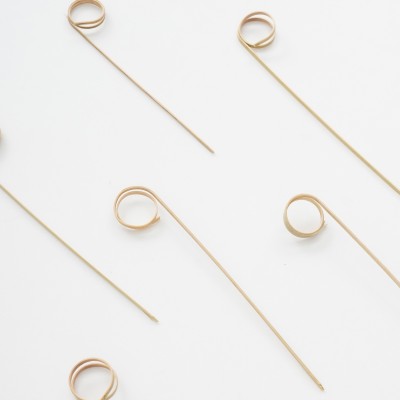 100 Adet Bambu Parmak Kürdan 9cm