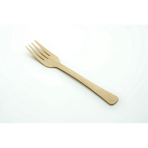 100 Adet Tahta Çatal Geliştirilmiş Model 160mm