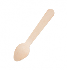Tahta 11 cm Çay Kaşığı 100 Adet