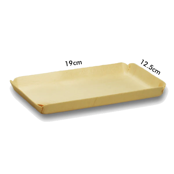 Tahta Tabak 19 x 12.5 cm (10 Adet)