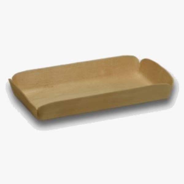 Tahta Tabak 24 x 15 cm (10 Adet)