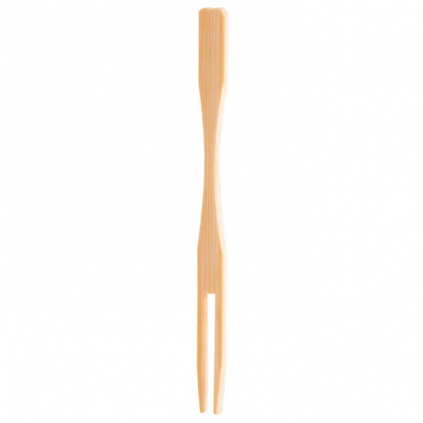 100 Adet Bambu Meyve Çatalı 9cm